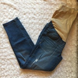 a:glow Maternity Skinny Capris Jeans/Jeggings
